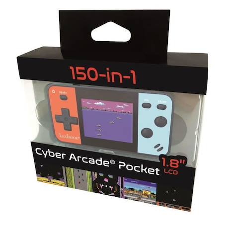 Console portable Cyber Arcade® Pocket - écran 1.8'' 150 jeux NOIR 5 - vertbaudet enfant 