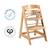 Chaise Haute Évolutive ROBA - Sit Up Click - Bois Naturel - Poids Max 50 kg BEIGE 6 - vertbaudet enfant 