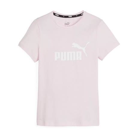 Tee Shirt Junior Puma Ess Logo - Rose ROSE 1 - vertbaudet enfant 