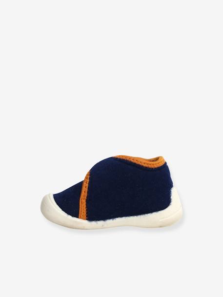 Chaussons PANNO NAVY - FALCOTTO SNUPPY - NATURINO marine+violet 3 - vertbaudet enfant 