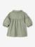 Robe en sergé bébé col claudine rose+vert 8 - vertbaudet enfant 