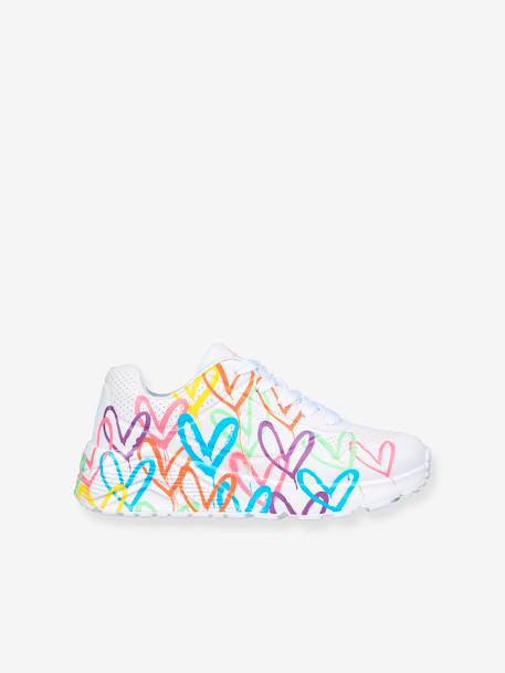 Baskets enfant Skechers x JGoldcrown : Skechers Street™ Uno Lite - Spread the Love - SKECHERS® blanc 2 - vertbaudet enfant 