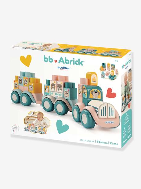 Abrick - Train des animaux ECOIFFIER multicolore 2 - vertbaudet enfant 