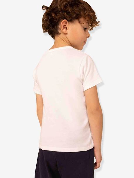 Lot de 2 t-shirts manches courtes PETIT BATEAU blanc 2 - vertbaudet enfant 