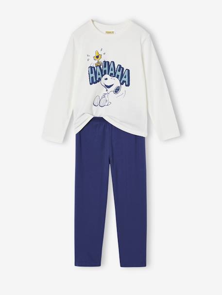 Pyjama garçon Snoopy Peanuts® Hahaha bleu nuit 1 - vertbaudet enfant 