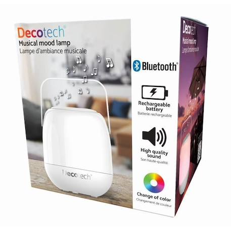 Enceinte portable Decotech avec effets lumineux BLANC 4 - vertbaudet enfant 