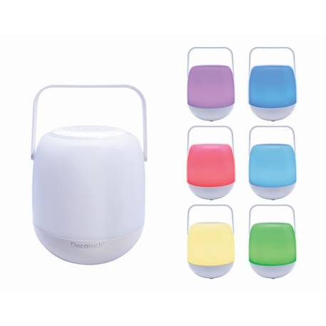 Enceinte portable Decotech avec effets lumineux BLANC 2 - vertbaudet enfant 