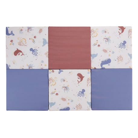 Maxi Tapis d'éveil Malin TINEO TRESORS DE L'OCEAN 5en1 - Tapis évolutif multifonction - 120x180x5 cm BLEU 1 - vertbaudet enfant 