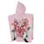 Cape de bain imprimée 100% coton, MINNIE CUTE ROSE 3 - vertbaudet enfant 