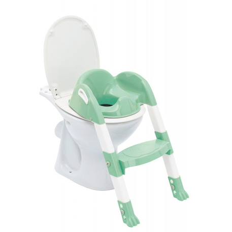 Réducteur WC - THERMOBABY - KIDDYLOO - Vert Céladon - Ajustable VERT 1 - vertbaudet enfant 