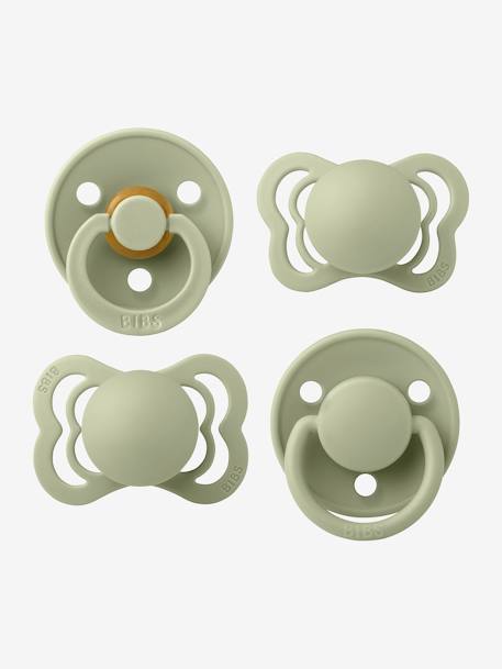 Coffret 4 tétines Try It - BIBS beige+blush+vert sauge 7 - vertbaudet enfant 