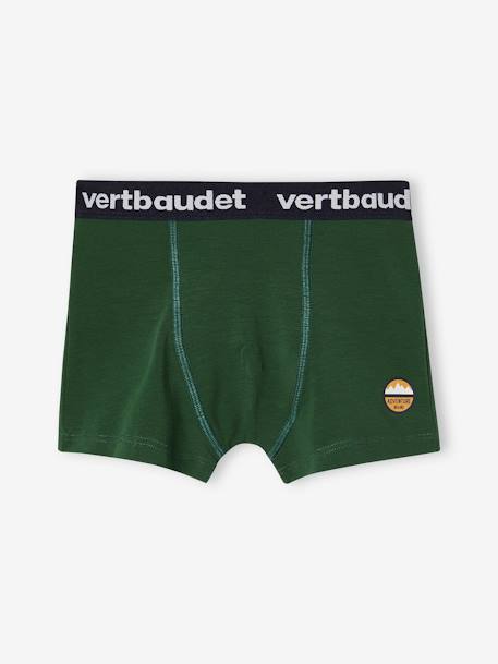 Lot de 5 boxers stretch garçon écru 4 - vertbaudet enfant 