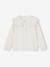 Chemise gaze de coton détails broderie anglaise fille écru 3 - vertbaudet enfant 