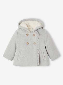 Bébé-Manteau, combipilote, nid d'ange-Manteau-Manteau en drap de laine bébé