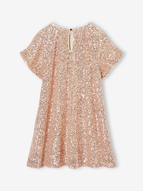 Robe de fête à sequins fille or 4 - vertbaudet enfant 