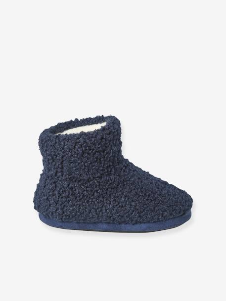 Chaussons montants fourrés enfant marine 5 - vertbaudet enfant 