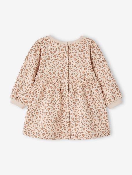 Robe bébé en molleton beige doré+bleu nuit+Léopard 15 - vertbaudet enfant 