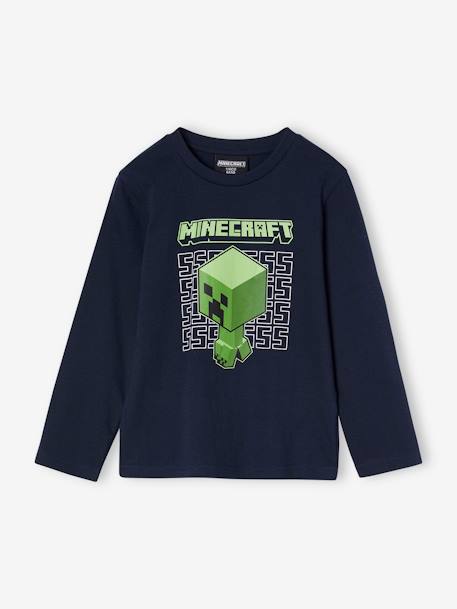 Pyjama Minecraft® garçon bleu nuit 2 - vertbaudet enfant 