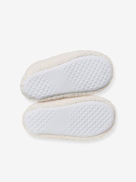 Chaussons en sherpa fille écru 5 - vertbaudet enfant 