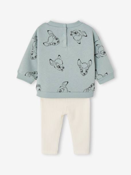 Ensemble sweat + legging Disney® Bambi bébé bleu grisé 4 - vertbaudet enfant 