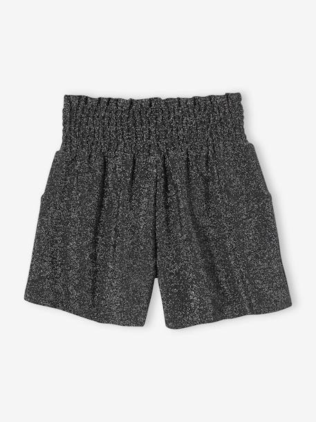 Short en Lurex fille anthracite 2 - vertbaudet enfant 