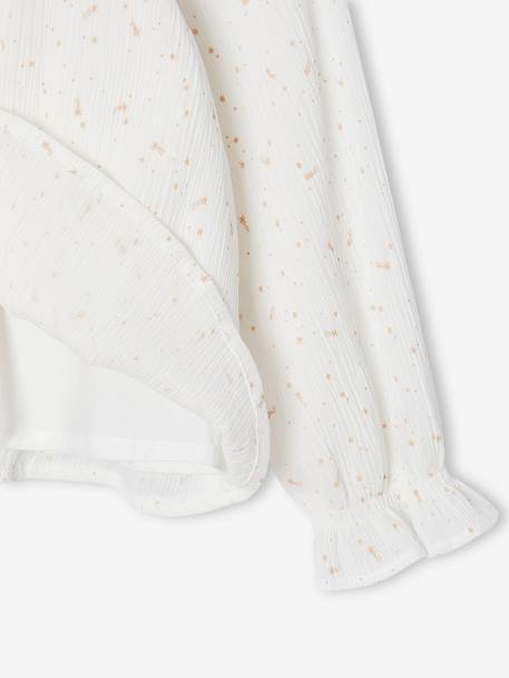 Chemise Etoiles Fille écru 4 - vertbaudet enfant 