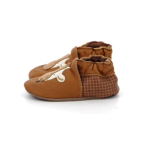 ROBEEZ Chaussons Funny Cow camel MARRON 4 - vertbaudet enfant 