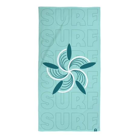 Drap de plage - OMYDREAM - PARIS 2024 JO OLY SURF - Rectangulaire - Bleu - 75x150 cm BLEU 1 - vertbaudet enfant 