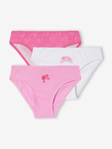 Lot de 3 culottes Barbie® fille lot rose 1 - vertbaudet enfant 