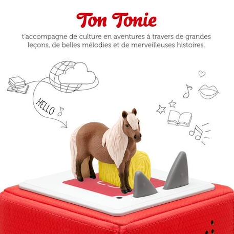 tonies - Figurine Tonie - Docu nature - À l'écoute des animaux de la ferme - Figurine Audio pour Toniebox MARRON 3 - vertbaudet enfant 