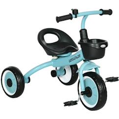 Jouet-Jeux de plein air-Tricycle enfant multi-équipé 70x50x58cm Bleu