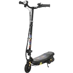 Jouet-Jeux de plein air-Tricycles, draisiennes et trottinettes-Trottinettes-Trottinette électrique pliable pour enfant 7-14 ans 120 W - HOMCOM - Noir - 75x48x105cm