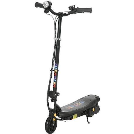 Trottinette électrique pliable pour enfant 7-14 ans 120 W - HOMCOM - Noir - 75x48x105cm NOIR 1 - vertbaudet enfant 