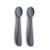 Lot de 2 cuillères bébé silicone gris - Apprentissage repas - Mushie GRIS 2 - vertbaudet enfant 