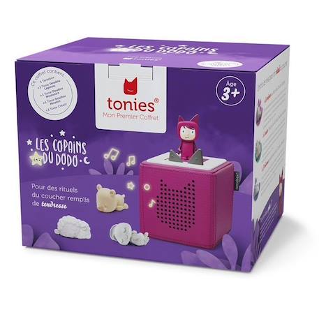 tonies® - Coffret Toniebox Mes Copains du Dodo - Cassis - Boite à histoire VIOLET 4 - vertbaudet enfant 