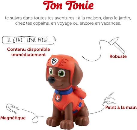 tonies - Figurine Tonie - La Pat' Patrouille - Zuma - Figurine Audio pour Toniebox ORANGE 2 - vertbaudet enfant 