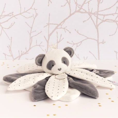 DOUDOU ET COMPAGNIE Attrape-rêve - Doudou Panda 26cm BLANC 4 - vertbaudet enfant 