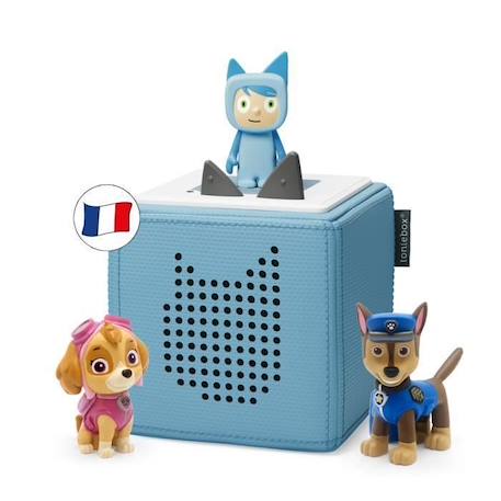 tonies® - Coffret Toniebox Mission avec la Pat'Patrouille - Bleu - Conteuse d'histoires BLANC 1 - vertbaudet enfant 