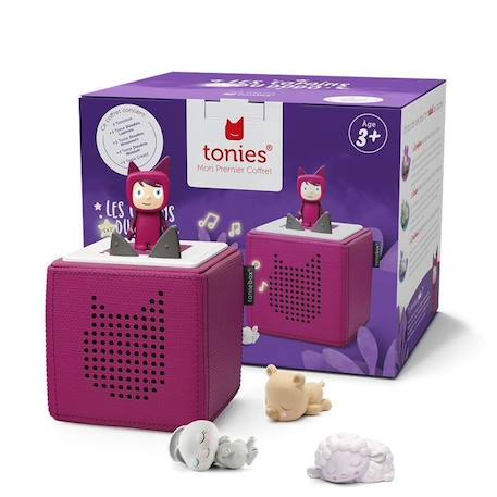 tonies® - Coffret Toniebox Mes Copains du Dodo - Cassis - Boite à histoire VIOLET 2 - vertbaudet enfant 