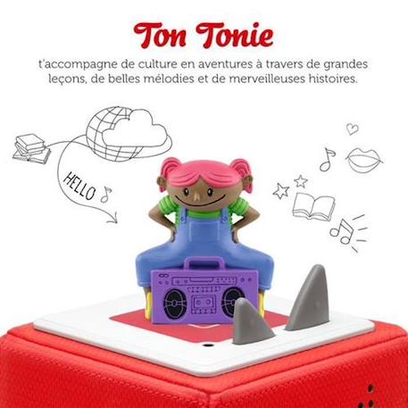 tonies - Figurine Tonie - Sacha danse le chachacha - Figurine Audio pour Toniebox BLEU 3 - vertbaudet enfant 