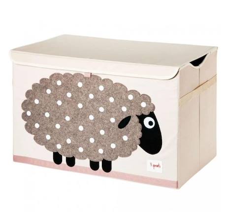 Coffre à jouets mouton - 3 Sprouts - ELEMENTS FOR KIDS - Mixte - Enfant - Beige et gris - 3 ans - tissu GRIS 2 - vertbaudet enfant 