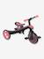 Tricycle évolutif 4 en 1 GLOBBER beige+bleu+menthe+rose 27 - vertbaudet enfant 