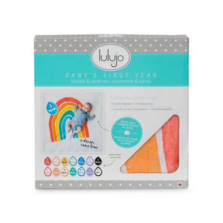 Lulujo - Coffret ma première année - A dream come true - ELEMENTS FOR KIDS BLANC 5 - vertbaudet enfant 