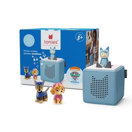 tonies® - Coffret Toniebox Mission avec la Pat'Patrouille - Bleu - Conteuse d'histoires BLANC 2 - vertbaudet enfant 