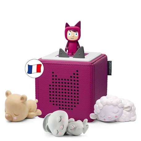 tonies® - Coffret Toniebox Mes Copains du Dodo - Cassis - Boite à histoire VIOLET 1 - vertbaudet enfant 