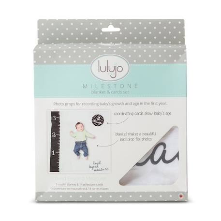 Lulujo - Coffret ma première année - loved beyond measure - ELEMENTS FOR KIDS BLANC 5 - vertbaudet enfant 