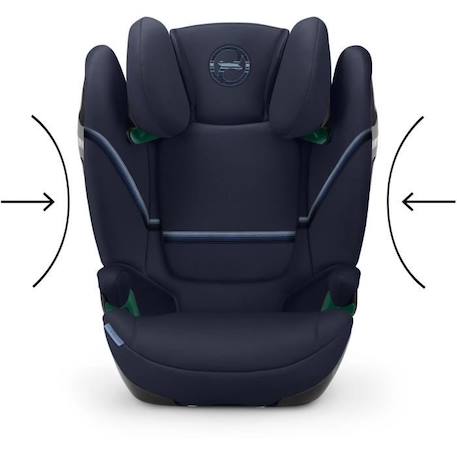 Siège auto isofix CYBEX SOLUTION S2 i-Fix - Groupe 2/3 - Ceinture de sécurité - Face route - Ocean Blue BLEU 5 - vertbaudet enfant 