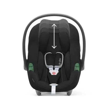 Siège auto CYBEX Aton B2 i-Size + Base One - Groupe 0+ - Isofix - Volcano Black NOIR 6 - vertbaudet enfant 