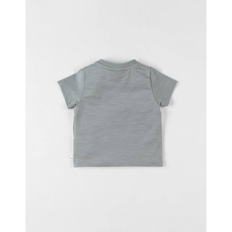 T-shirt zèbre à courtes manches eucalyptus VERT 2 - vertbaudet enfant 