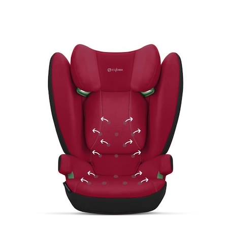 Siège auto isofix Solution B i-fix Dynamic Red CYBEX - Groupe 2/3 - Rouge ROUGE 3 - vertbaudet enfant 